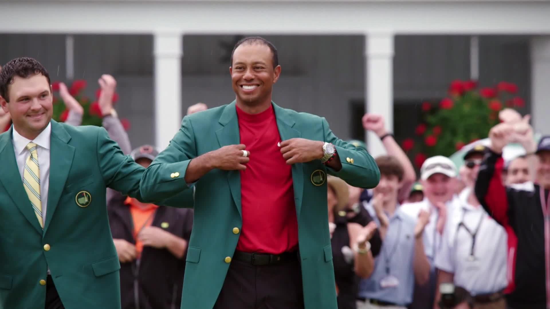 Tiger Woods The Mastersin voittoon 1997, 2001, 2002, 2005 ja 2019 